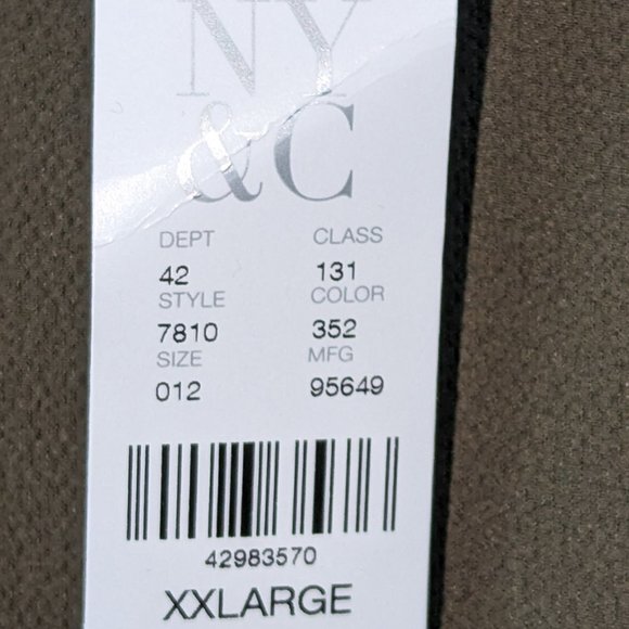 Women's XXL New York & Co Long-Sleeve Cut-Out Ladder Style Casual Blouse Top - Picture 9 of 10